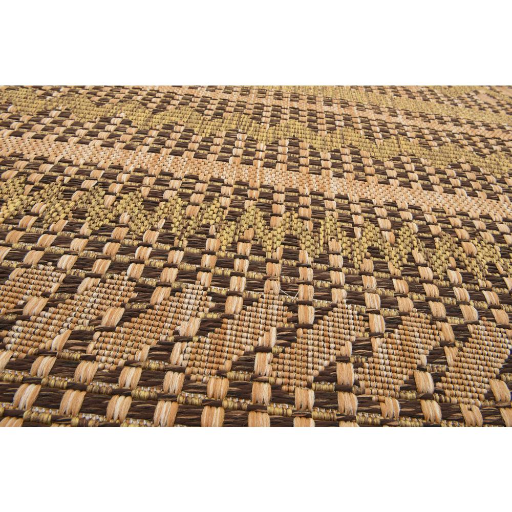 Outdoor Southwestern Rug, Light Brown (6' 0 x 9' 0). Picture 5