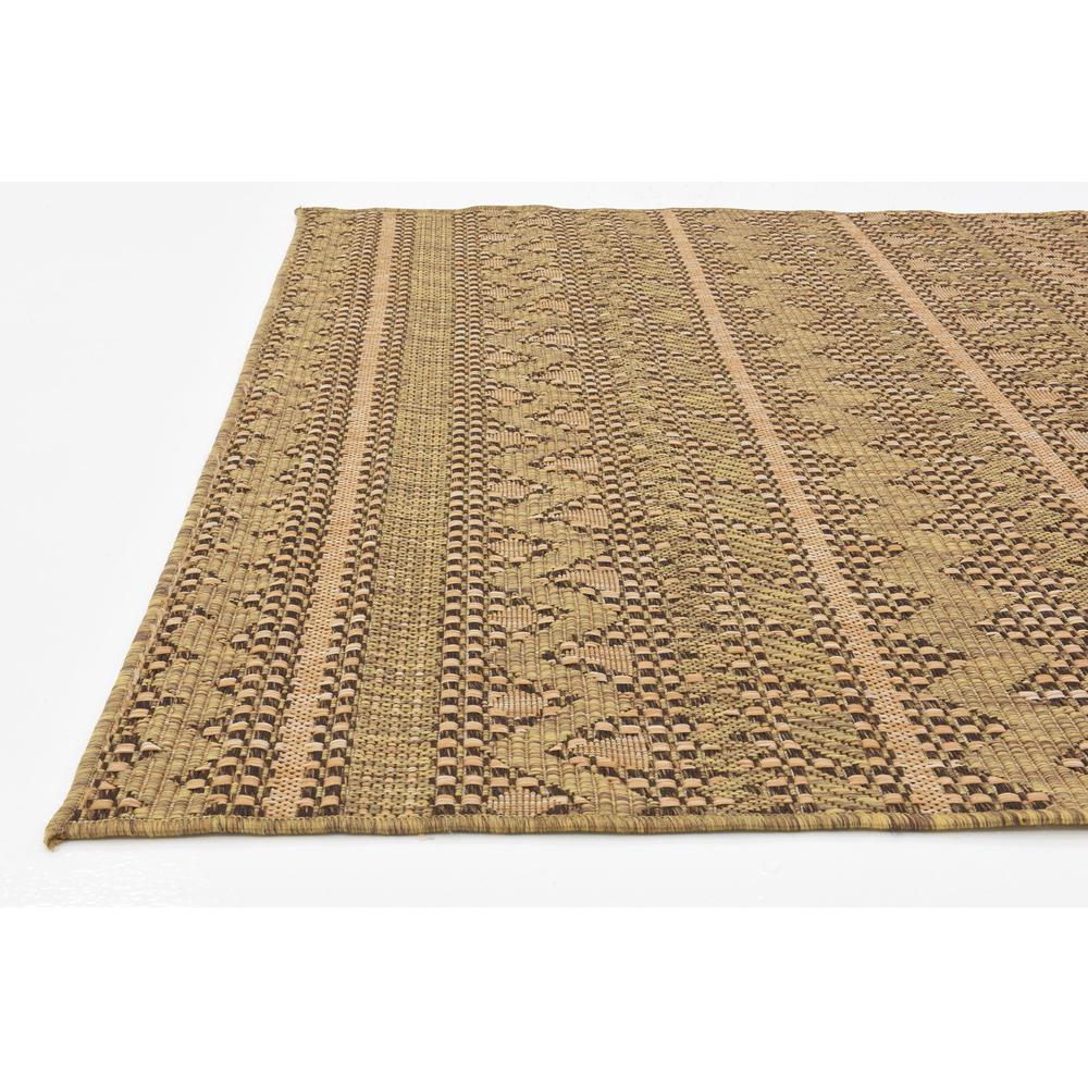 Outdoor Southwestern Rug, Light Brown (5' 0 x 8' 0). Picture 4