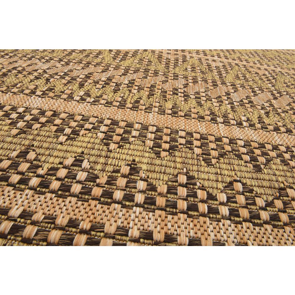 Outdoor Southwestern Rug, Light Brown (5' 0 x 8' 0). Picture 5