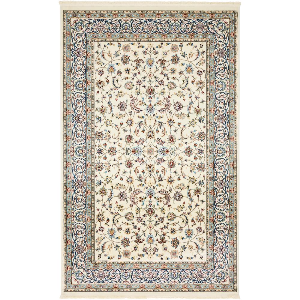 Leeds Narenj Rug, Ivory (5' 0 x 8' 0). The main picture.