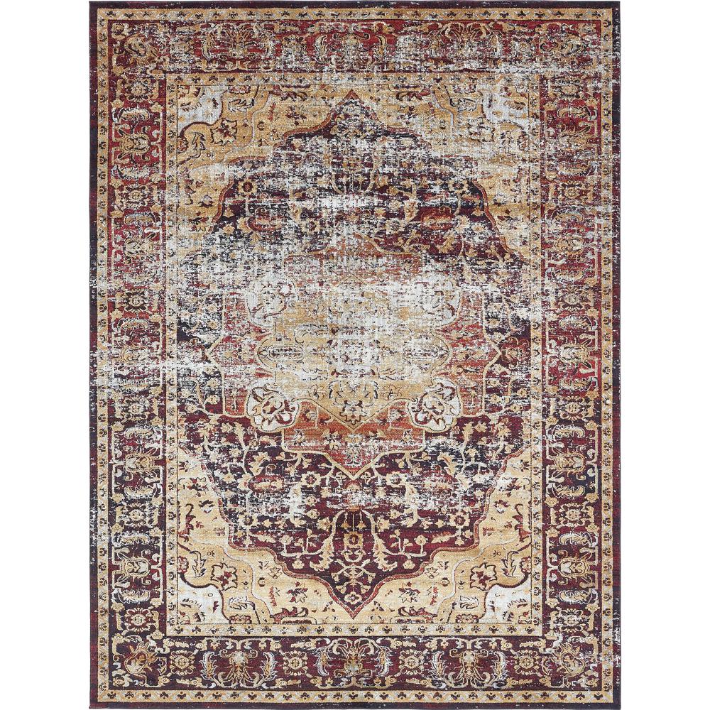 Turin Augustus Rug, Rust Red (9' 0 x 12' 0). Picture 1
