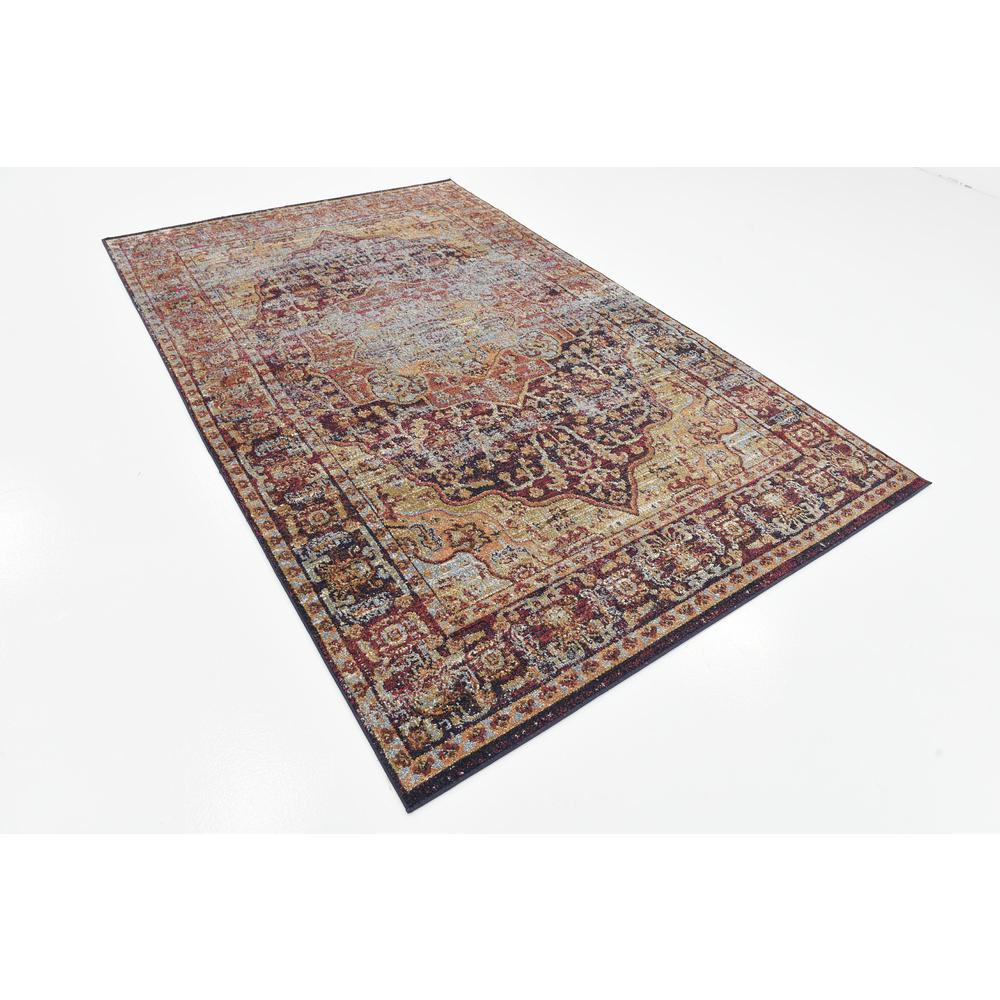 Turin Augustus Rug, Rust Red (5' 0 x 8' 0). Picture 3