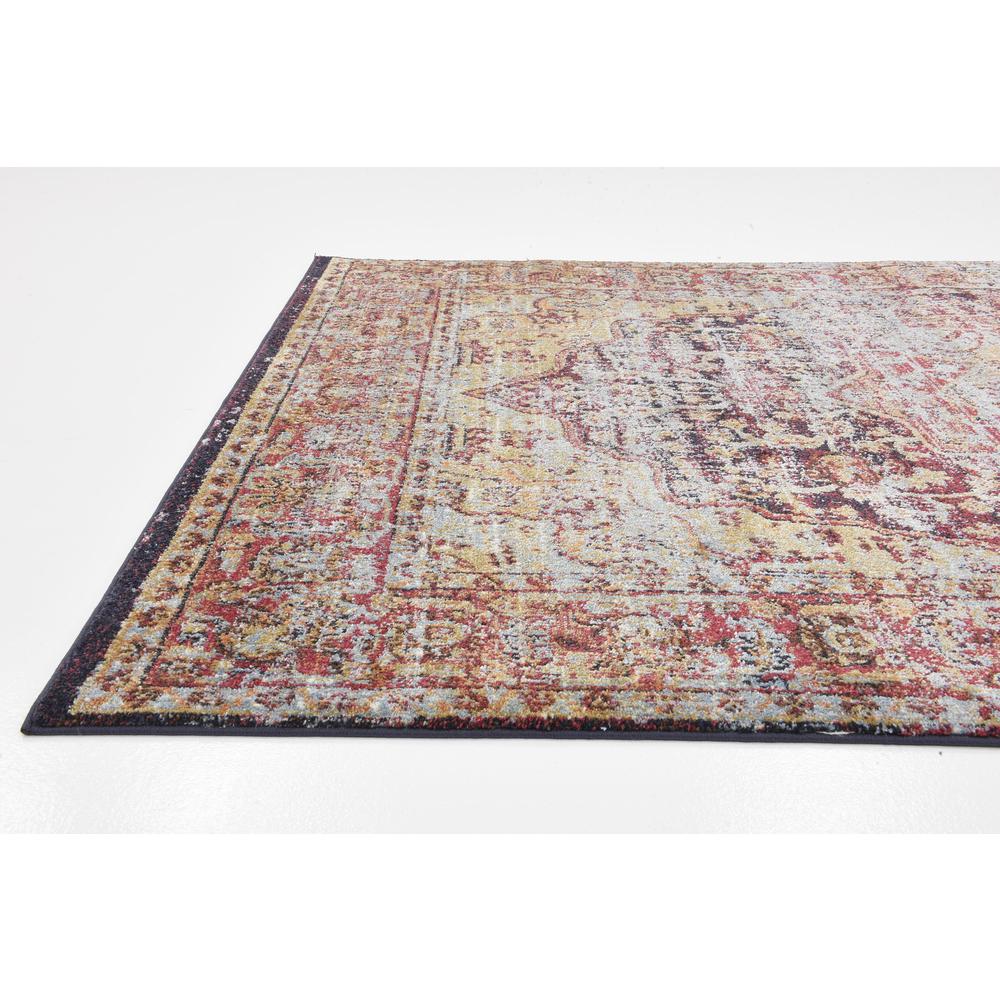 Turin Augustus Rug, Rust Red (5' 0 x 8' 0). Picture 4