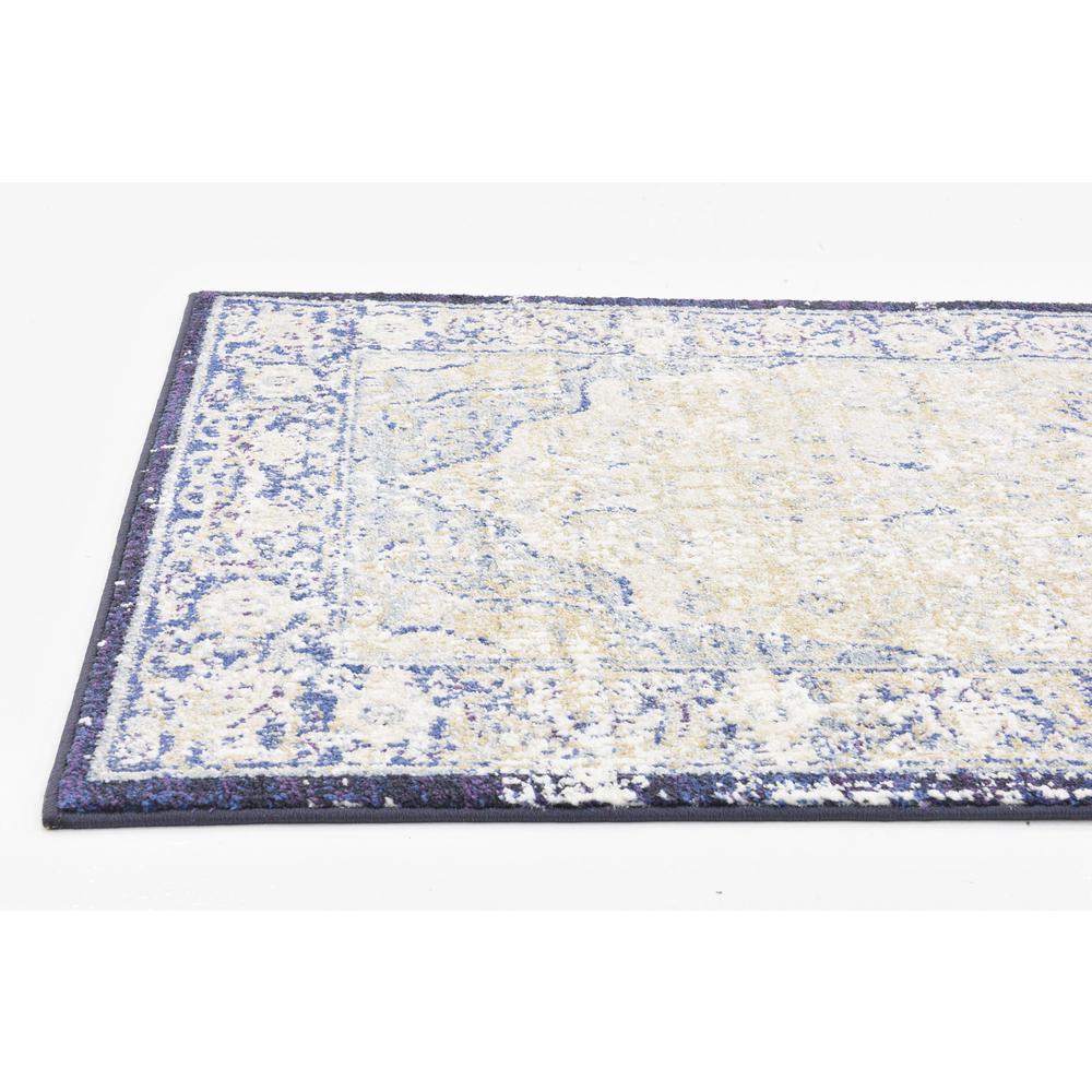 Turin Augustus Rug, Blue (2' 7 x 12' 2). Picture 4