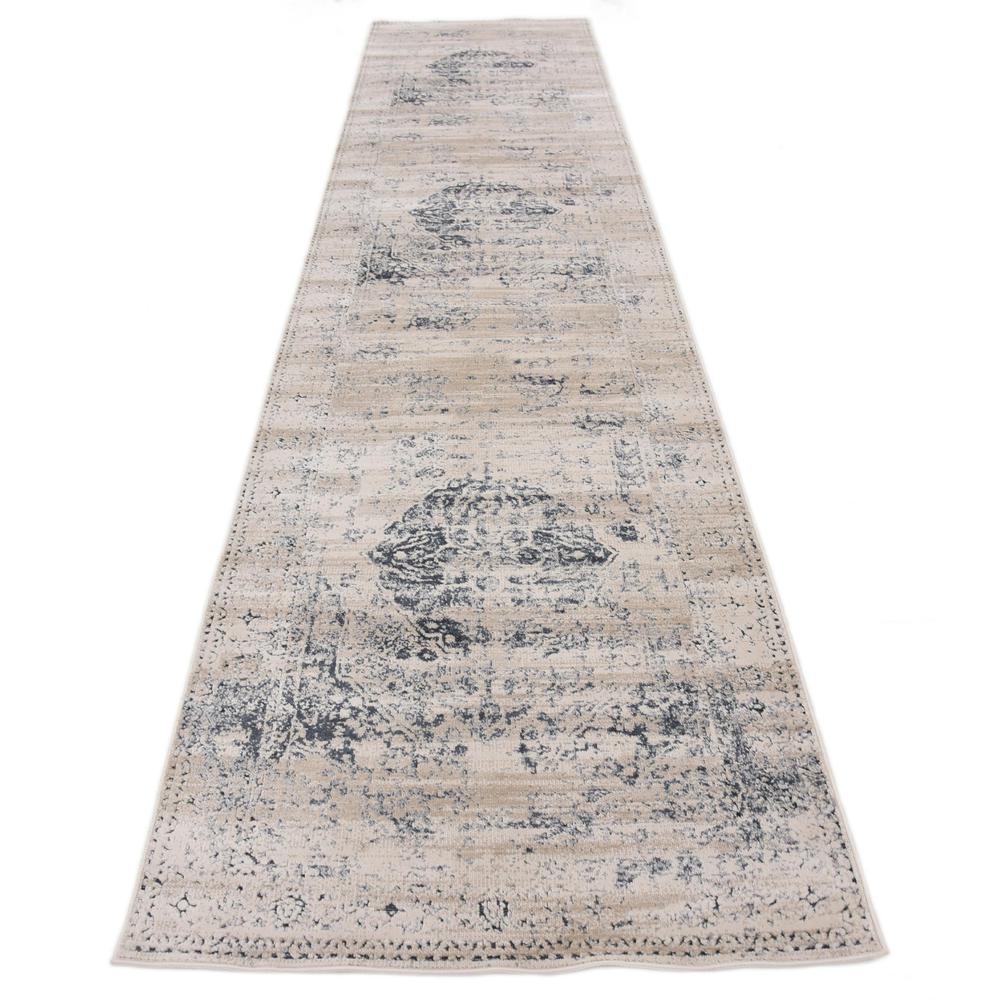 Chateau Hoover Rug, Beige (3' 0 x 13' 0). Picture 4