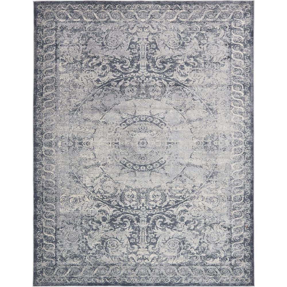 Chateau Grant Rug, Navy Blue (8' 0 x 10' 0). Picture 1