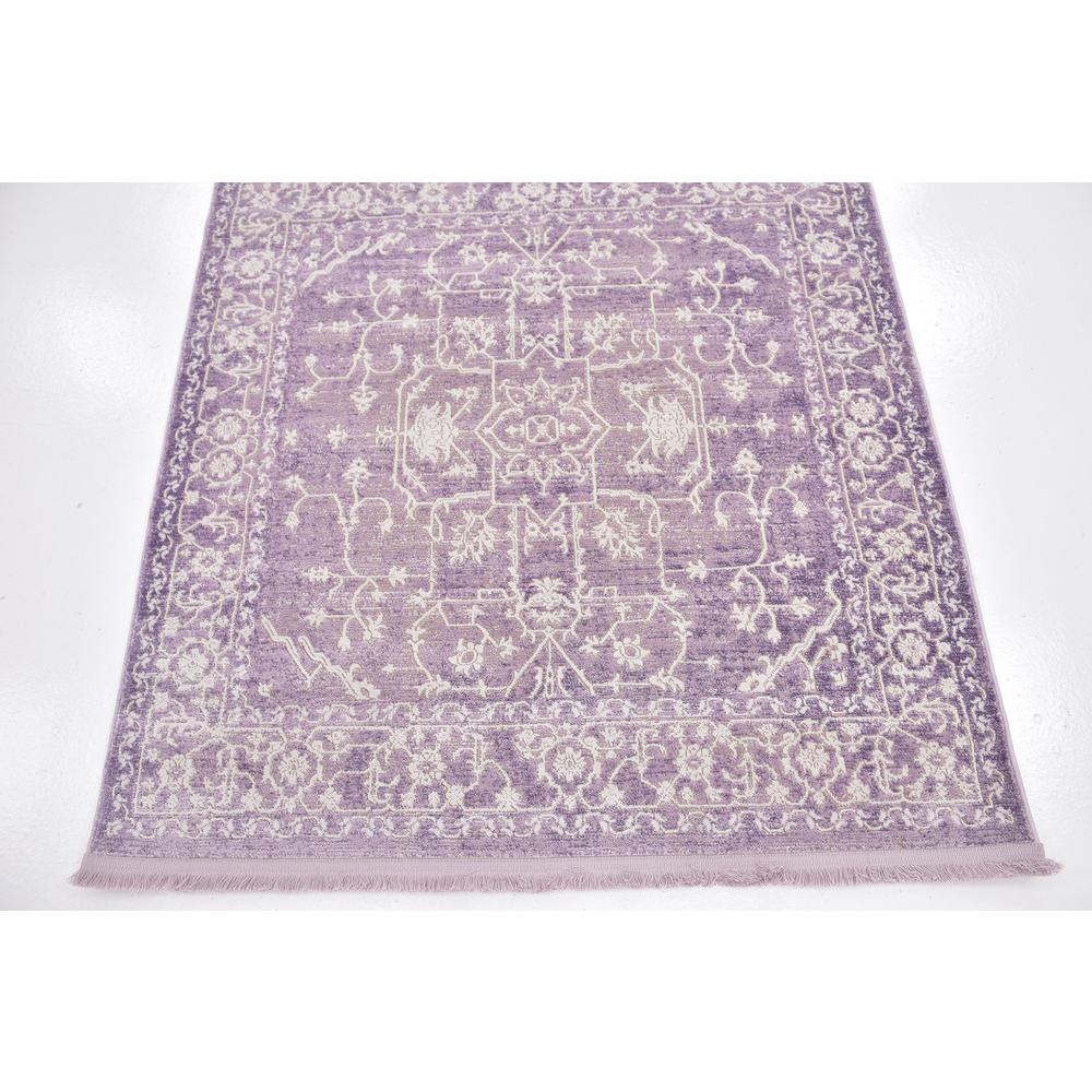 Olympia New Classical Rug, Purple (4' 0 x 4' 0). Picture 6