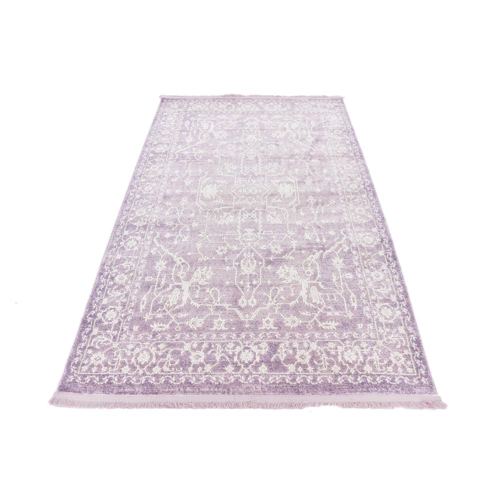 Olympia New Classical Rug, Purple (4' 0 x 6' 0). Picture 4