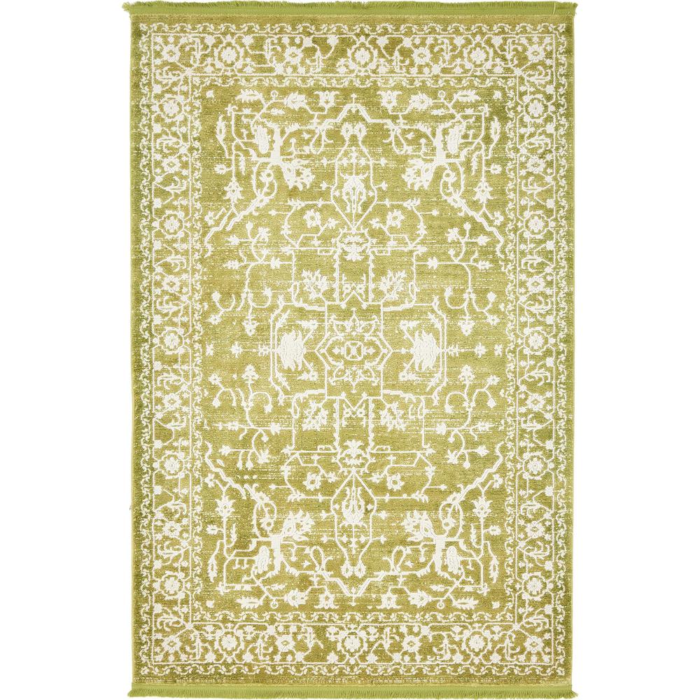 Olympia New Classical Rug, Light Green (4' 0 x 6' 0). Picture 1