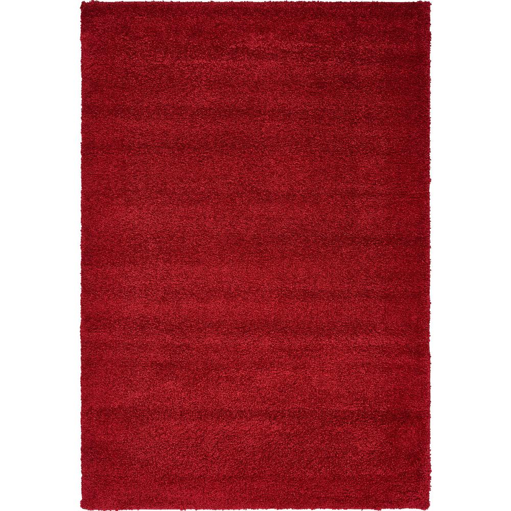 Calabasas Solo Rug, Red (5' 0 x 7' 7). The main picture.