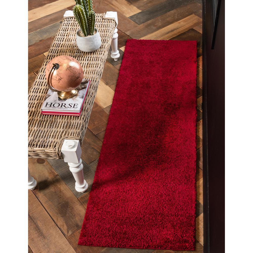 Calabasas Solo Rug, Red (2' 2 x 6' 7). Picture 2
