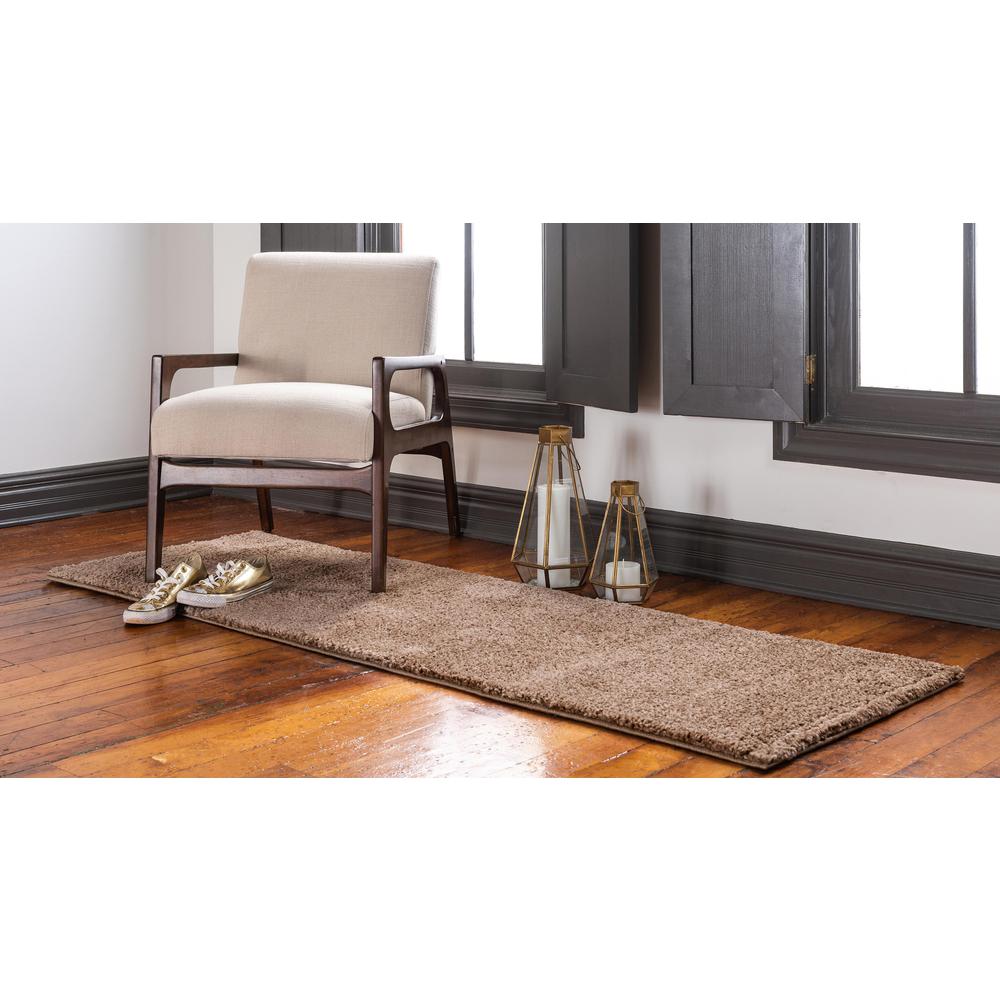 Calabasas Solo Rug, Light Brown (2' 2 x 6' 7). Picture 3