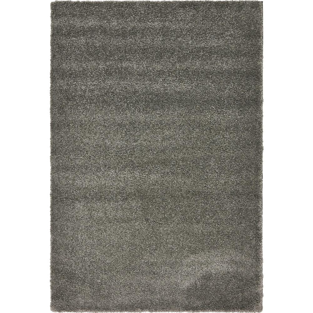 Calabasas Solo Rug, Gray (5' 0 x 7' 7). The main picture.