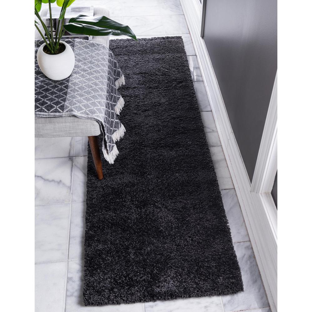 Calabasas Solo Rug, Charcoal (2' 2 x 6' 7). Picture 2