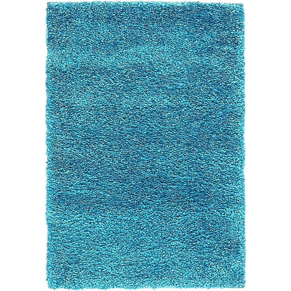 Calabasas Solo Rug, Turquoise (2' 2 x 3' 0). Picture 1