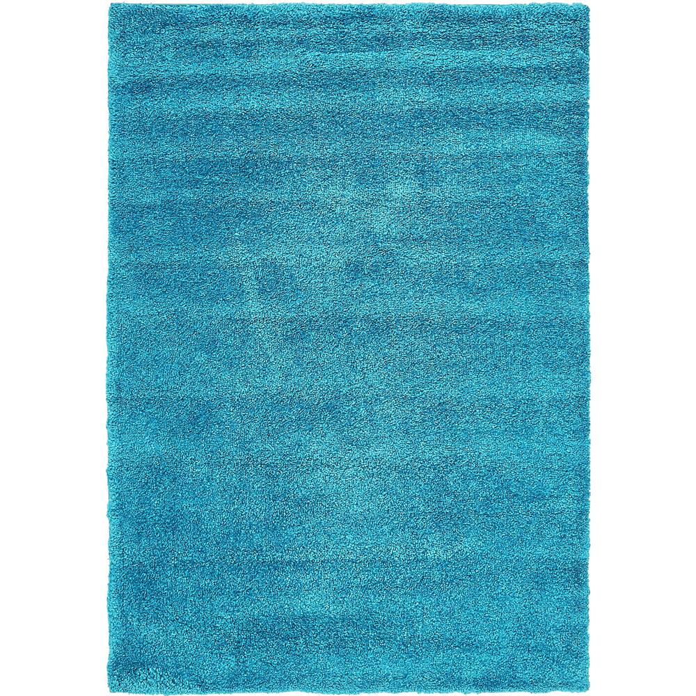 Calabasas Solo Rug, Turquoise (5' 0 x 7' 7). Picture 1