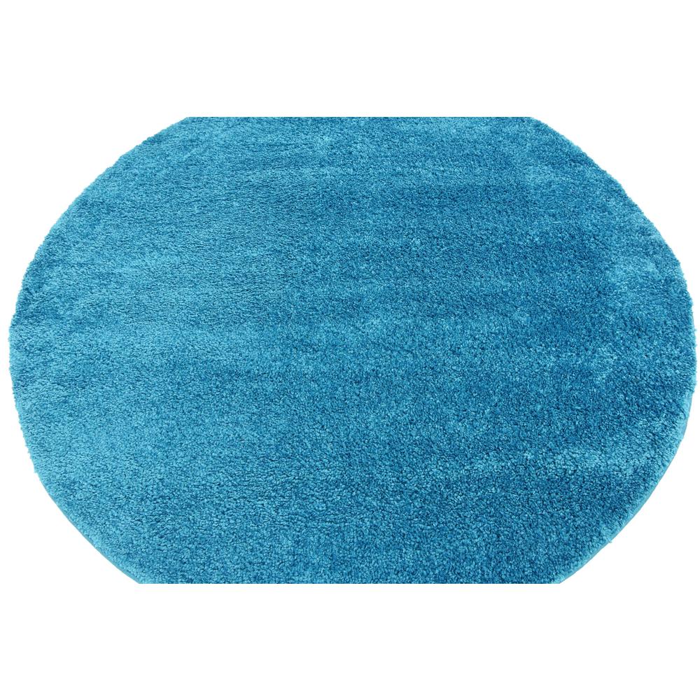 Calabasas Solo Rug, Turquoise (6' 0 x 6' 0). Picture 4