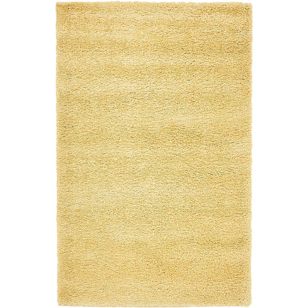 Calabasas Solo Rug, Yellow (3' 3 x 5' 3). Picture 1