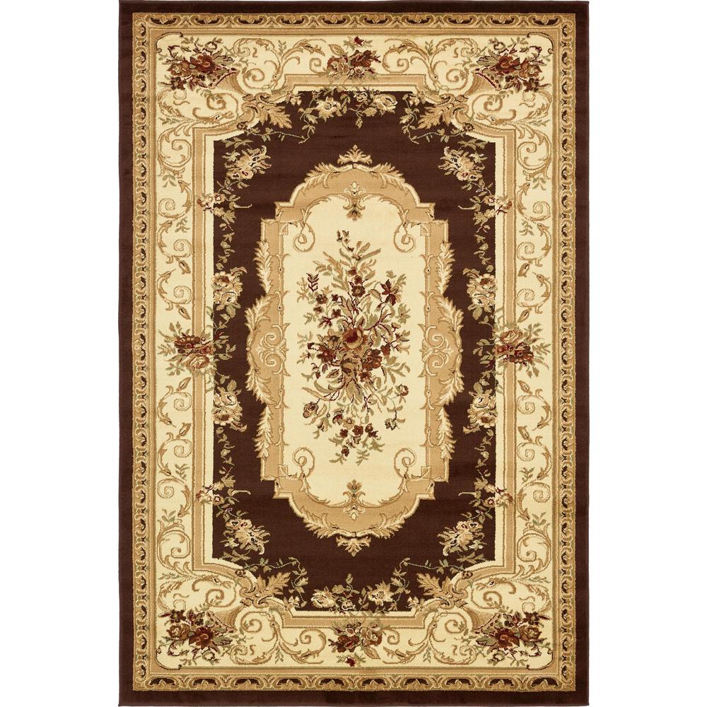 Henry Versailles Rug, Brown (6' 0 x 9' 0). Picture 1
