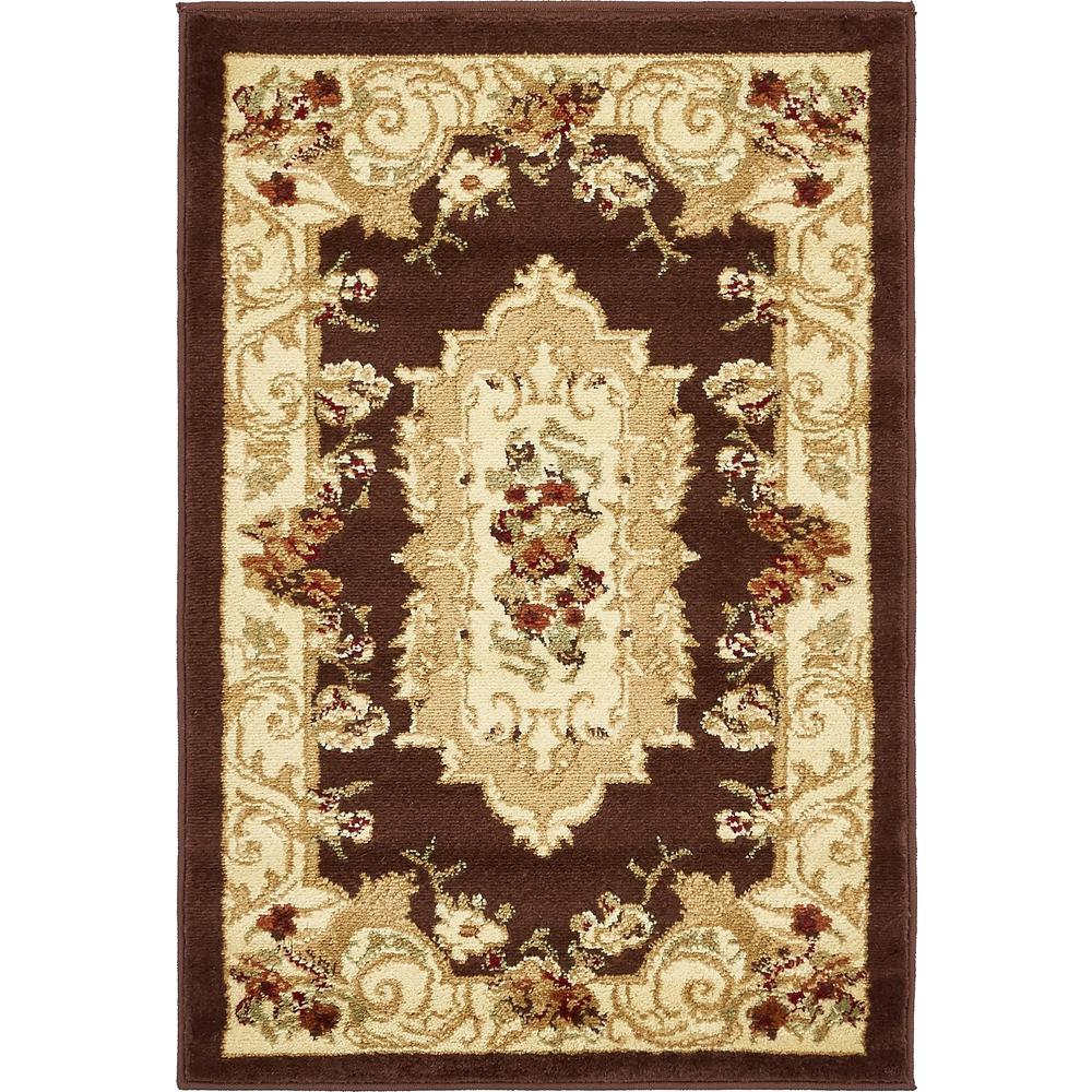 Henry Versailles Rug, Brown (2' 2 x 3' 0). Picture 1