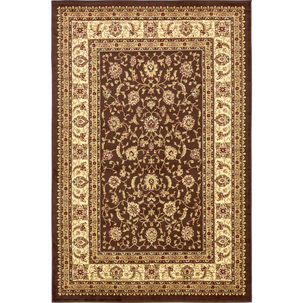 St. Louis Voyage Rug, Brown (6' 0 x 9' 0). Picture 1