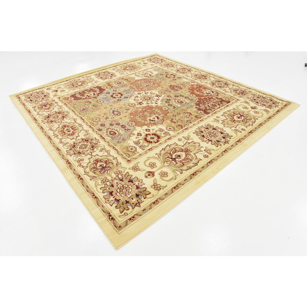 Athens Voyage Rug, Ivory (8' 0 x 8' 0). Picture 3