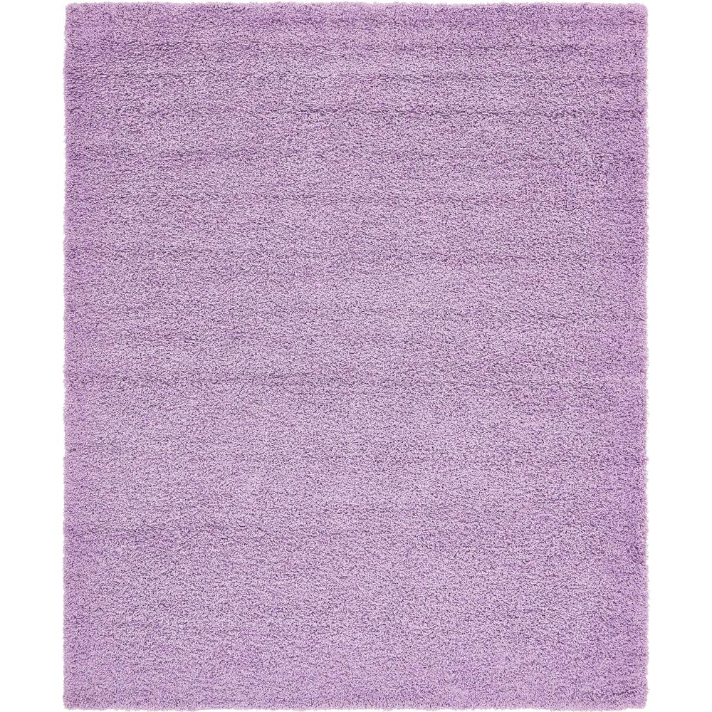 Solid Shag Rug, Lilac (8' 0 x 10' 0). Picture 1