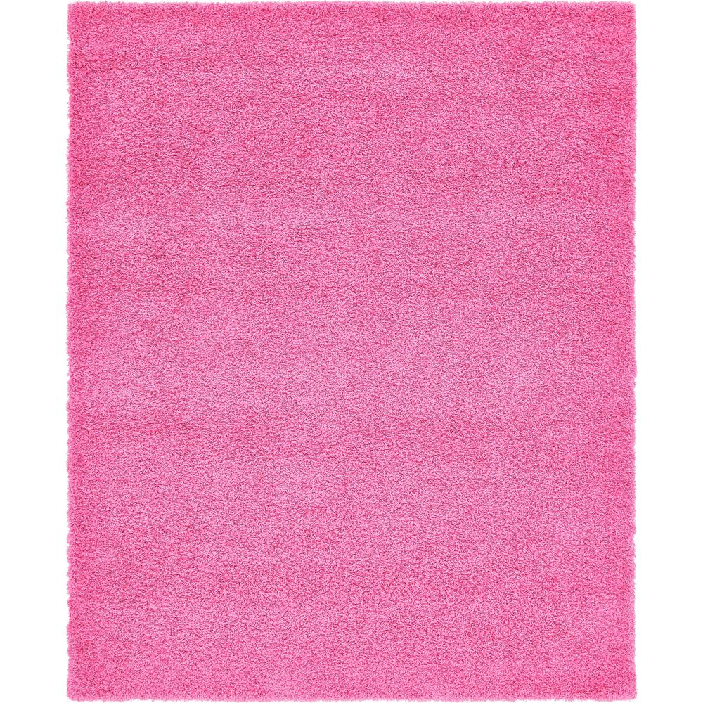 Solid Shag Rug, Bubblegum Pink (8' 0 x 10' 0). Picture 1
