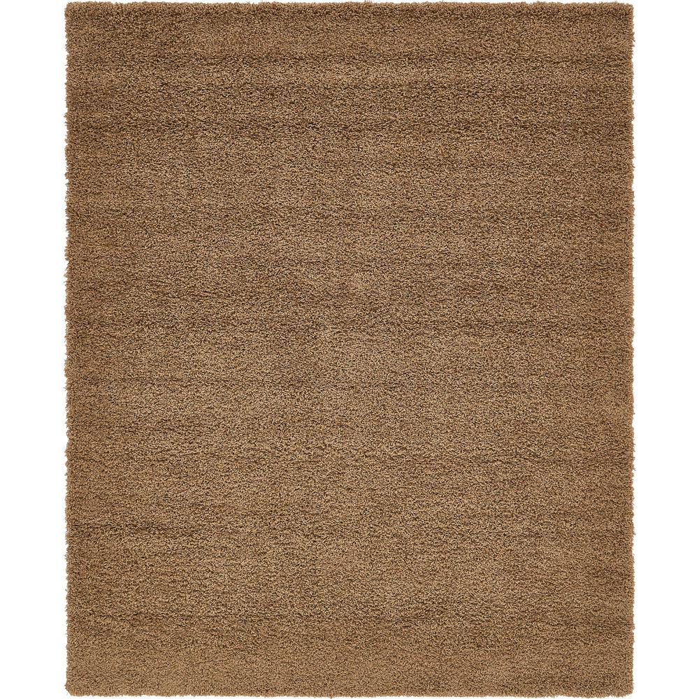 Solid Shag Rug, Cocoa (9' 0 x 12' 0). Picture 1