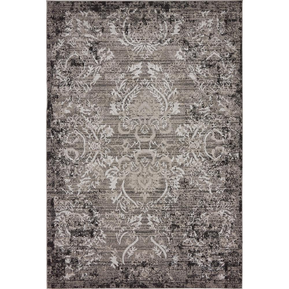 Manchester Indoor/Outdoor Rug, Light Gray (6' 0 x 9' 0). Picture 1