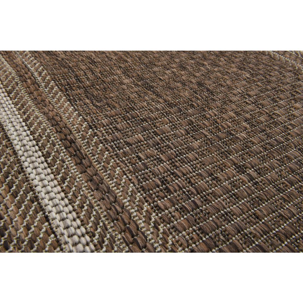 Outdoor Soft Border Rug, Brown (2' 0 x 6' 0). Picture 5