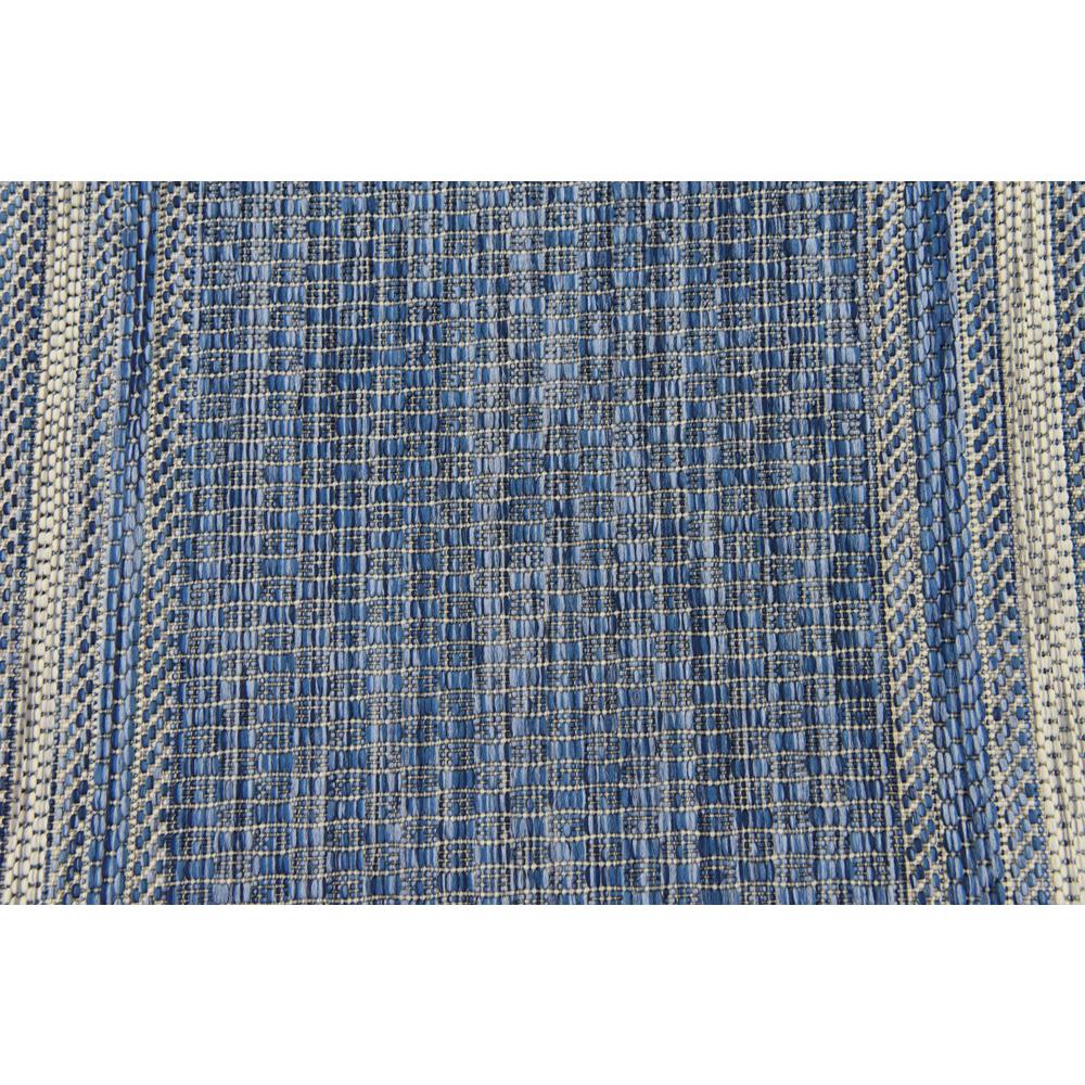 Outdoor Soft Border Rug, Blue (2' 0 x 6' 0). Picture 5