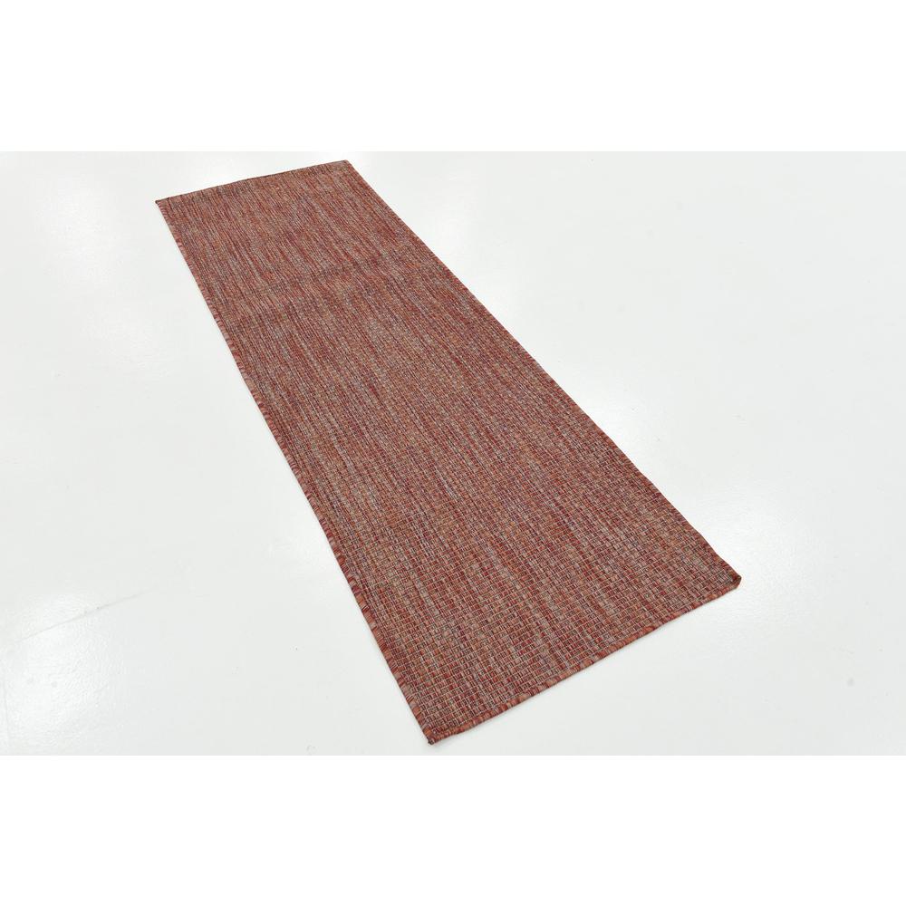 Outdoor Solid Rug, Rust Red (2' 0 x 6' 0). Picture 3