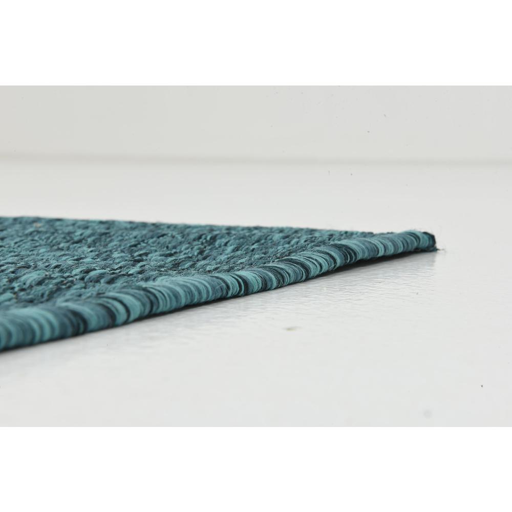 Outdoor Solid Rug, Teal (2' 0 x 6' 0). Picture 5