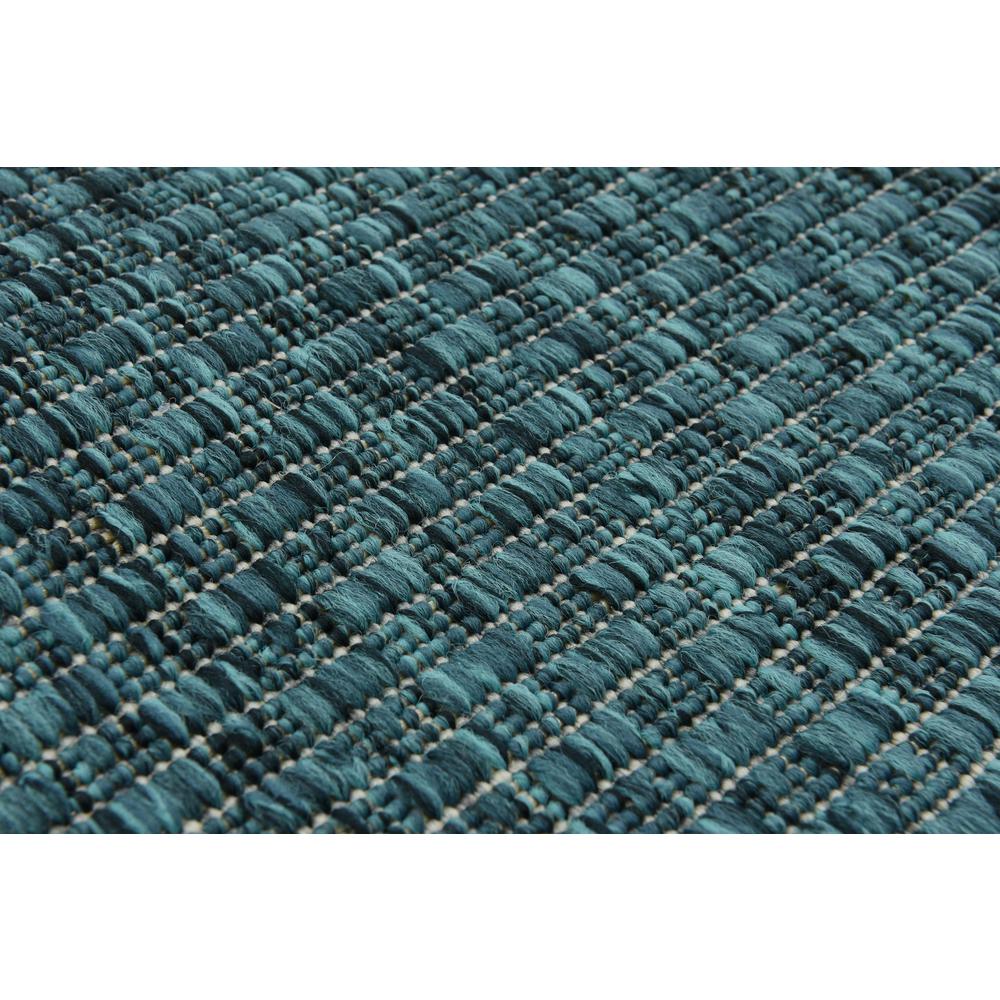 Outdoor Solid Rug, Teal (2' 0 x 6' 0). Picture 6