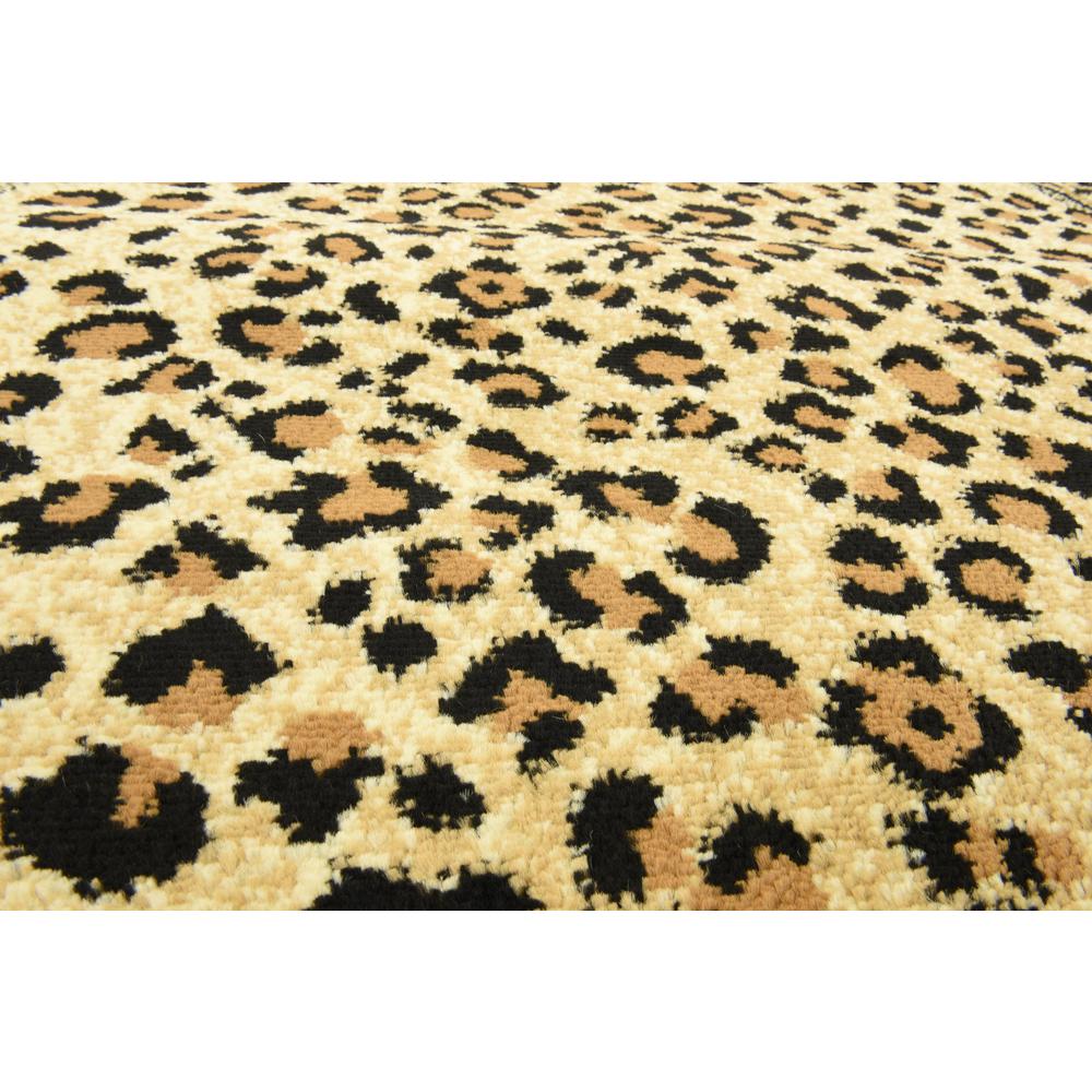 Cheetah Wildlife Rug, Ivory (4' 0 x 4' 0). Picture 5