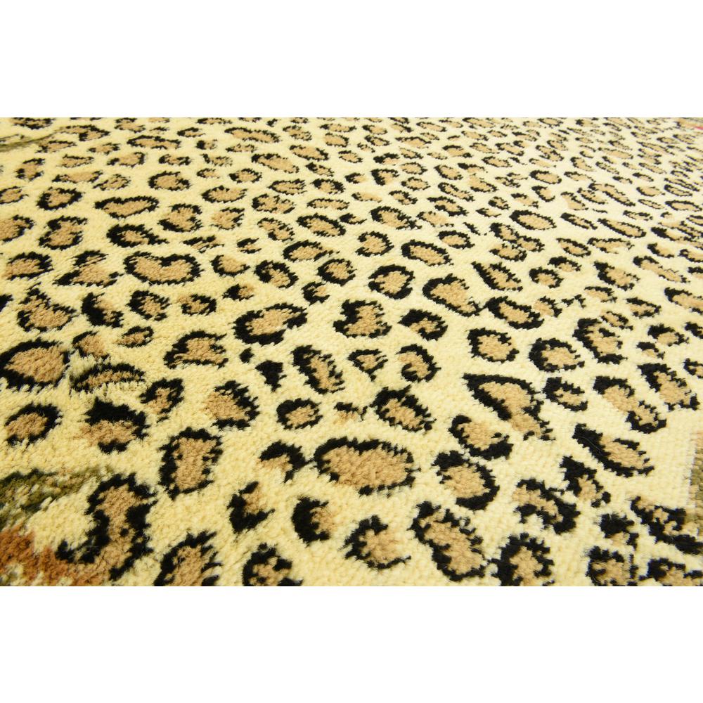 Jungle Wildlife Rug, Ivory (4' 0 x 4' 0). Picture 5