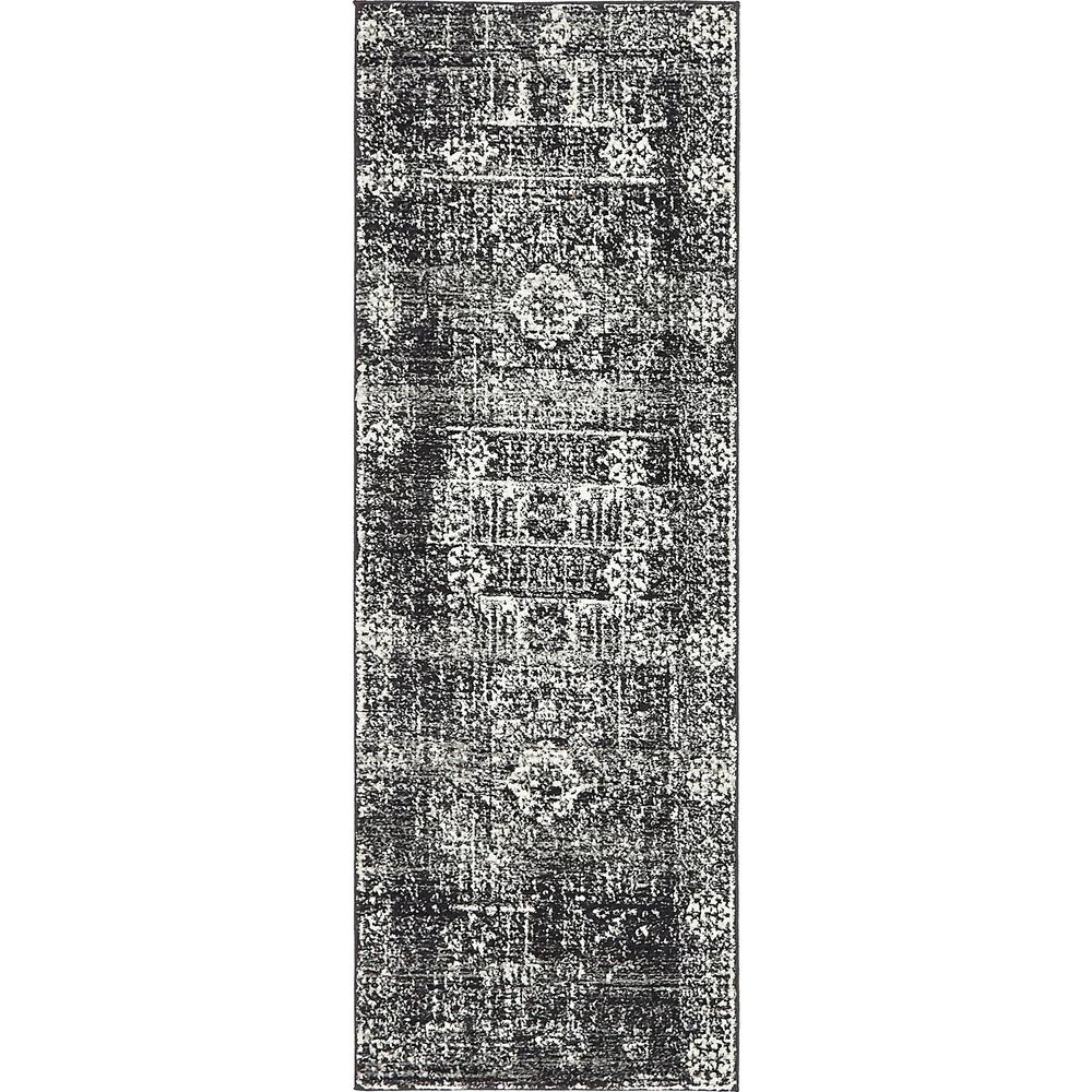 Bouquet Tradition Rug, Black (2' 2 x 6' 0). Picture 1