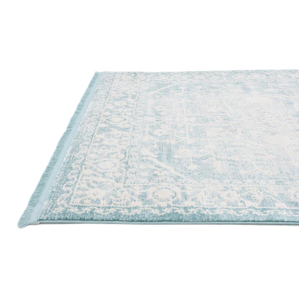 Olympia New Classical Rug, Blue (4' 0 x 4' 0). Picture 3