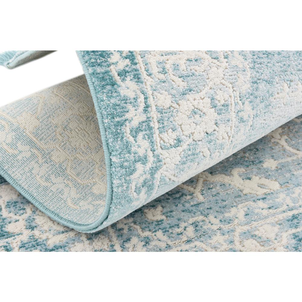 Olympia New Classical Rug, Blue (4' 0 x 4' 0). Picture 6