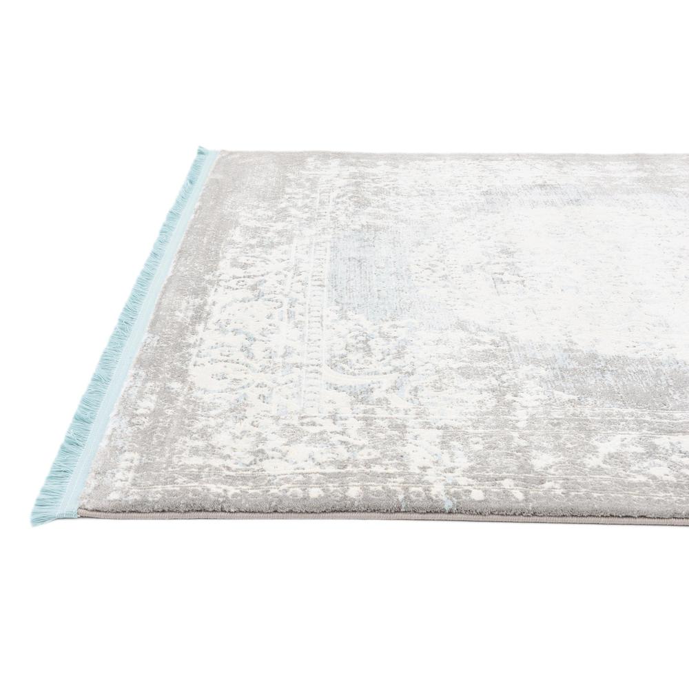 Olwen New Classical Rug, Light Blue (4' 0 x 4' 0). Picture 3