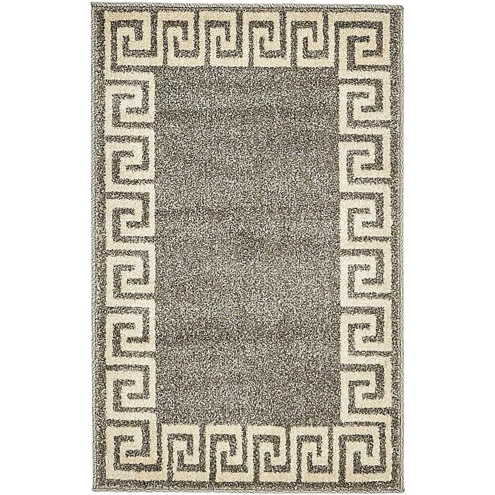 Modern Athens Rug, Gray (2' 0 x 3' 0). Picture 1