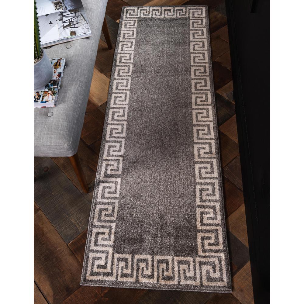 Modern Athens Rug, Gray (2' 7 x 10' 0). Picture 2