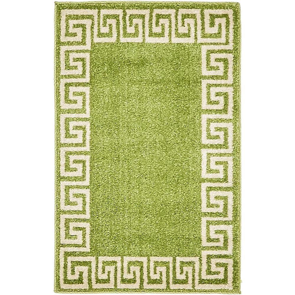 Modern Athens Rug, Light Green (2' 0 x 3' 0). Picture 1