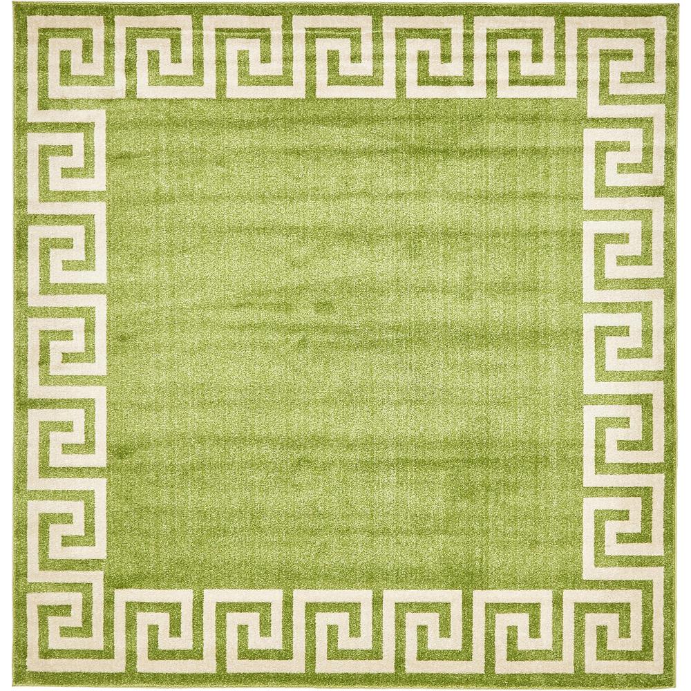 Modern Athens Rug, Light Green (8' 0 x 8' 0). Picture 1