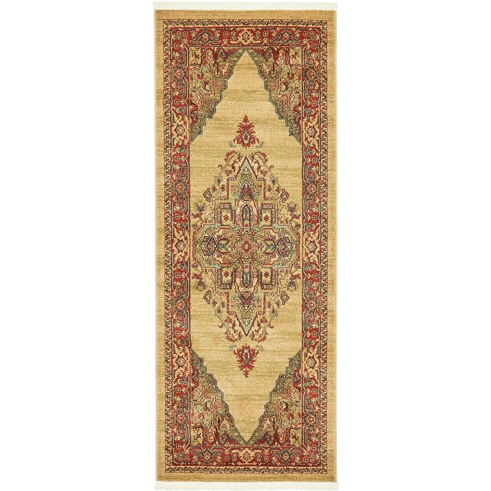 Arsaces Sahand Rug, Tan (2' 7 x 6' 7). Picture 1