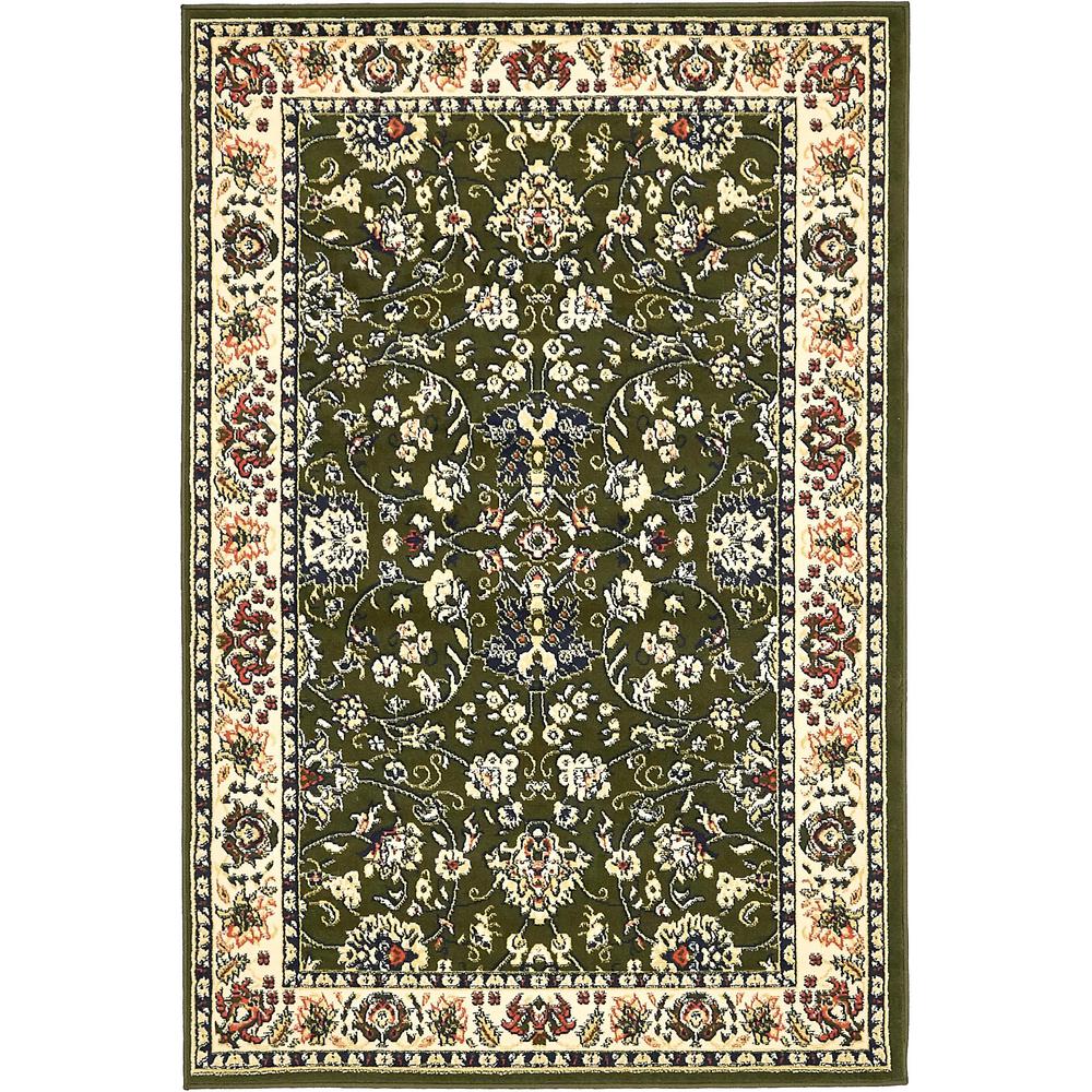 Washington Sialk Hill Rug, Olive (4' 0 x 6' 0). Picture 1