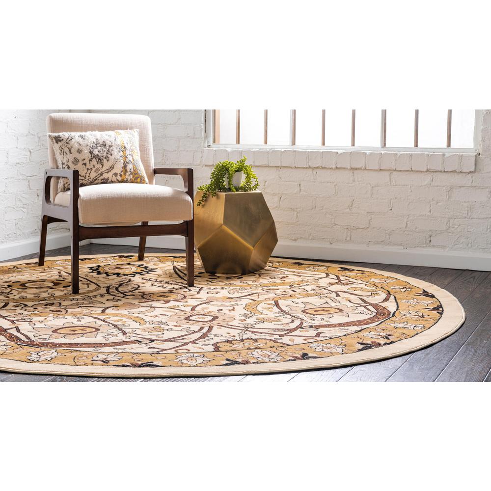 Cape Cod Espahan Rug, Ivory (8' 0 x 8' 0). Picture 3
