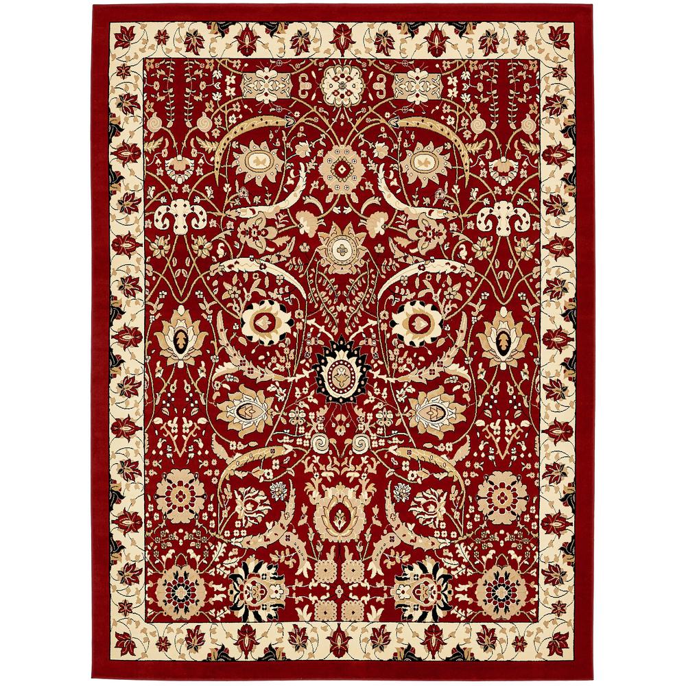 Cape Cod Espahan Rug, Red (10' 0 x 13' 0). Picture 1