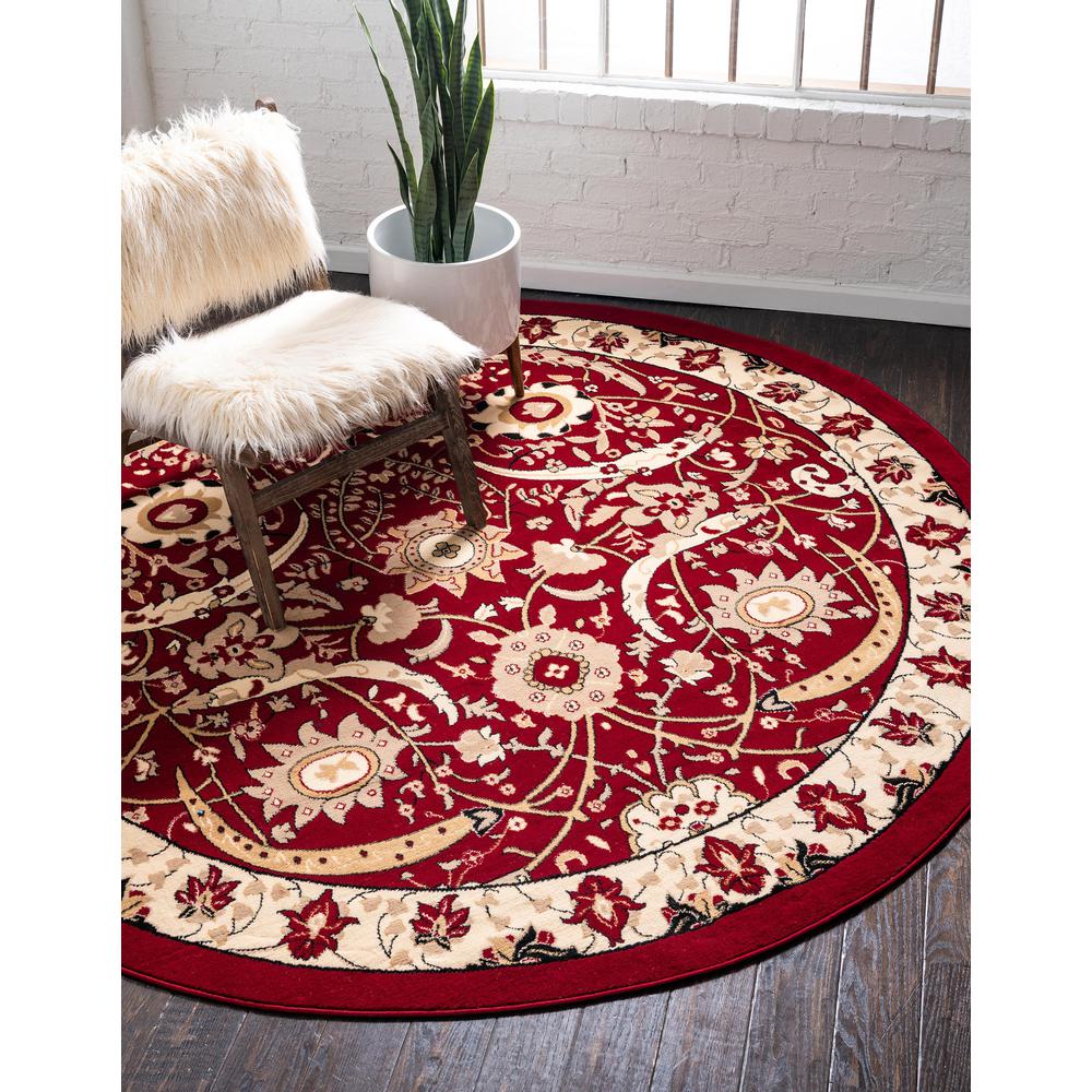 Cape Cod Espahan Rug, Red (8' 0 x 8' 0). Picture 2